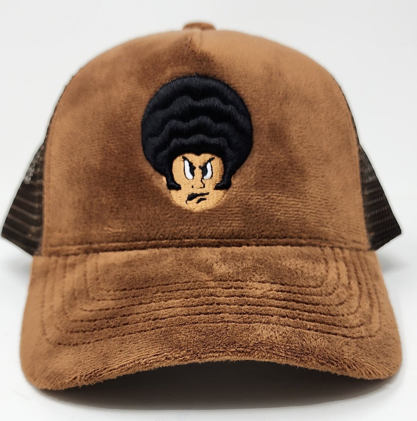 BIG PIMPIN VELVET TRUCKER CAP